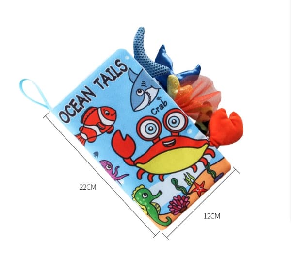 2-Pack Activity Toy – Fabric Book for Baby, Learning & Sensory Soft Book