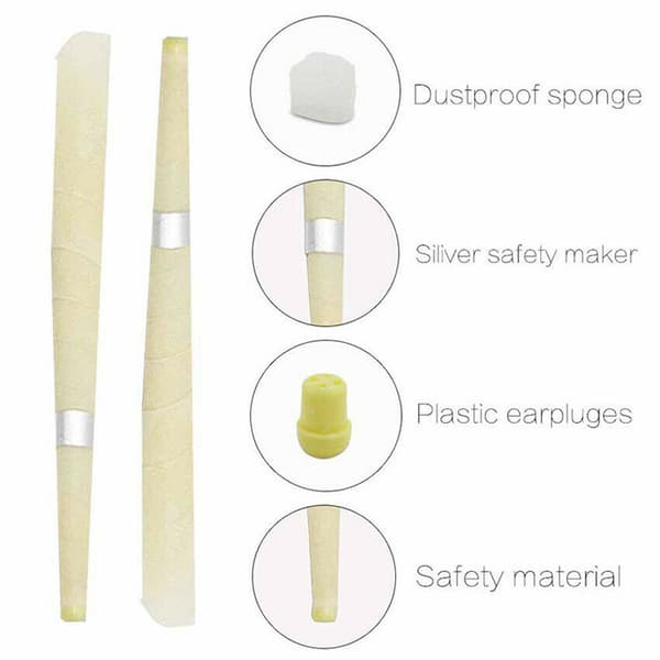 10-pack Ear Candles - Made from Beeswax - Aromatherapy