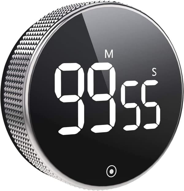 Digital Timer med Magnet & LED-display - Kjøkkentimer /Eggklokke