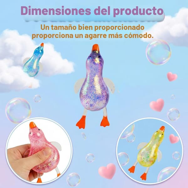 Sød And Squishy Legetøj – Blød og Formbar Stressbold med Langsom Rebound, Sensorisk Klemmebold til Angstlindring, Fidget Legetøj og Afslapning 2pcs
