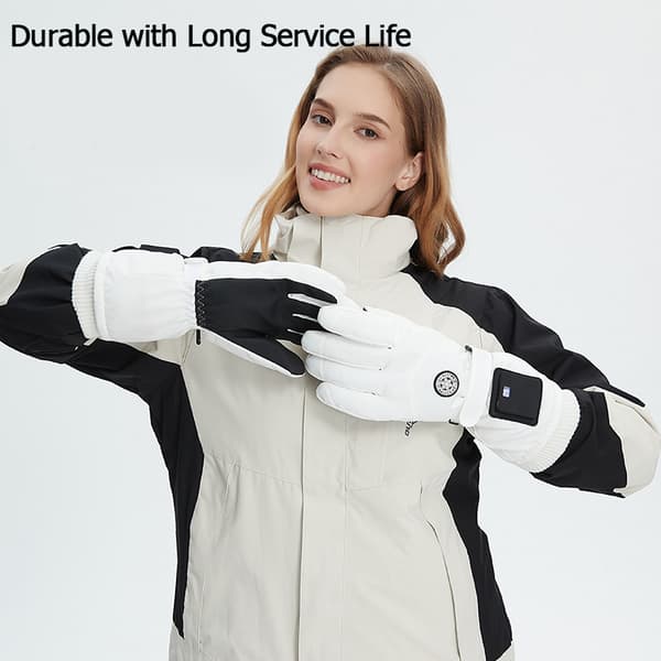 Rechargeable Heated Gloves - 1200mAh, Three Temperature Settings, Winter Gloves vit