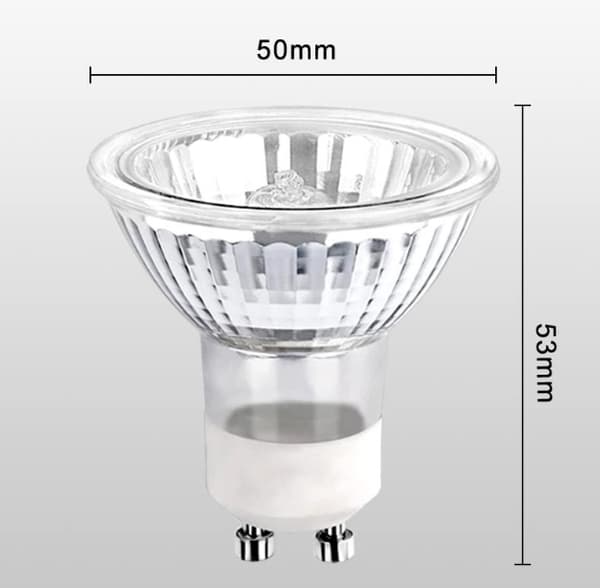 4-pack GU10 Halogenlampor 35W, 220V GU10 Halogenspotlight 2800K Varmvit 4