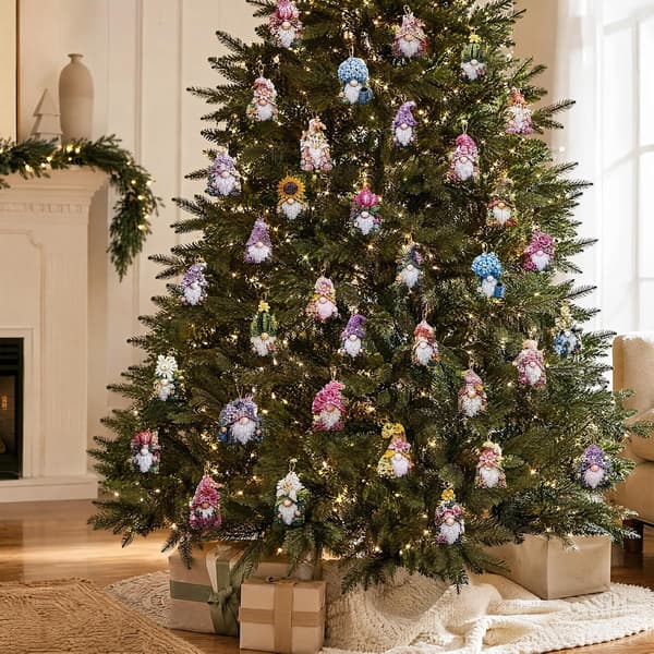 Diamantmålning Adventskalender 24 dagar S4 - Tomtehänge DIY Style 5