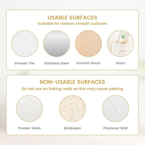 4-pack Self-Adhesive Mirror Tiles – Wall Mirror for Easy Installation