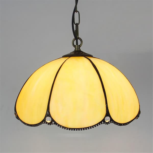 Landlig Tre Glass Pendel S3 - E27 9W Varm Hvit Inkludert Style 3