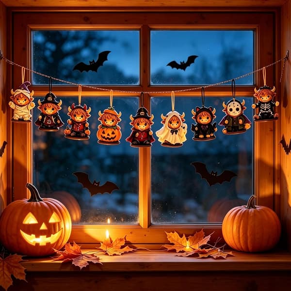 Halloween Advent Calendar 2026 – 24 Days, 2D Horror Charms Style 3