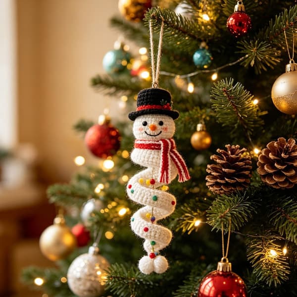Juleperlesæt DIY julemand – blød spiral, gør-det-selv-håndværk Style 1