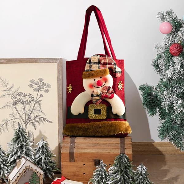 3D julklappspåse 20x35cm 1-pack – återanvändbar, stil 2 Style 2