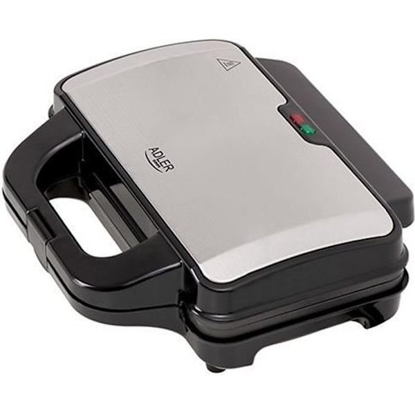 Sandwichgrill - ADLER - AD 3043 - 1300 W - Non-stick plader - Størrelse XXL
