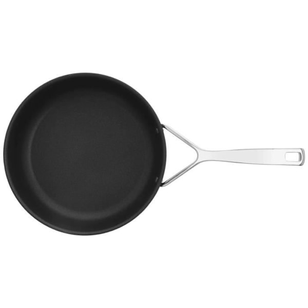 DEMEYERE - Alu Pro 5 - Høj Antihaft Stegepande, 24 cm, Aluminium, Sort Sølv