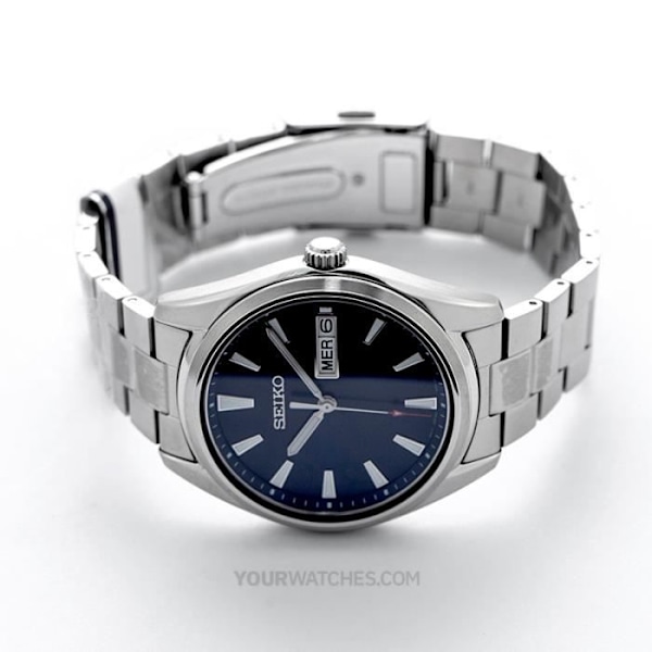 Ur - Seiko - SUR341P1 - Quartz - Rustfrit stål - Blå skive - 40,2 mm Blå