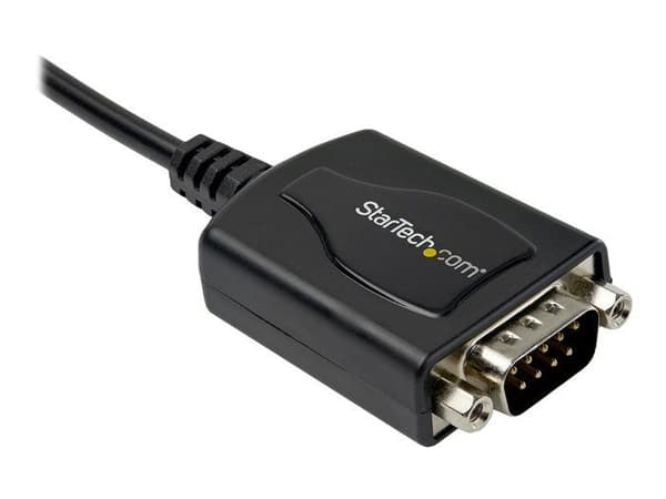 Kabeladapter - StarTech - USB til DB9 RS232 seriel - 30 cm - COM-port hukommelse - Sort