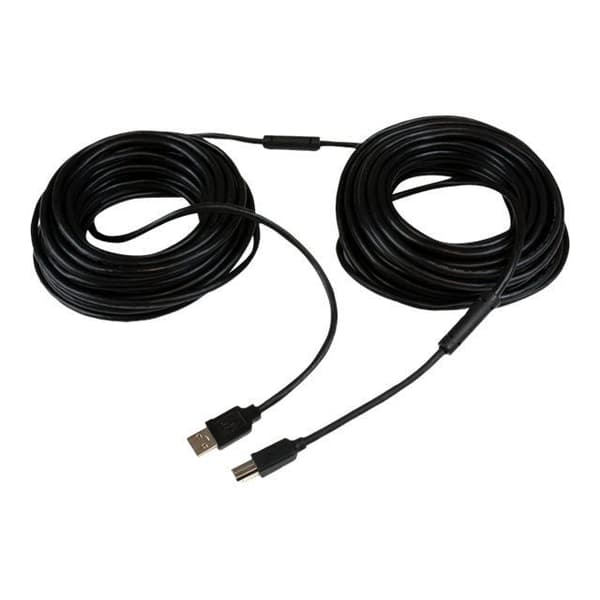 Aktivt USB A til B kabel - STARTECH - 20 m - Sort