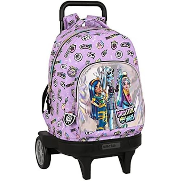Mochila pyörillä - SAFTA - Monster High - Monivärinen - Lapsi - Tyttö Flerfärgad