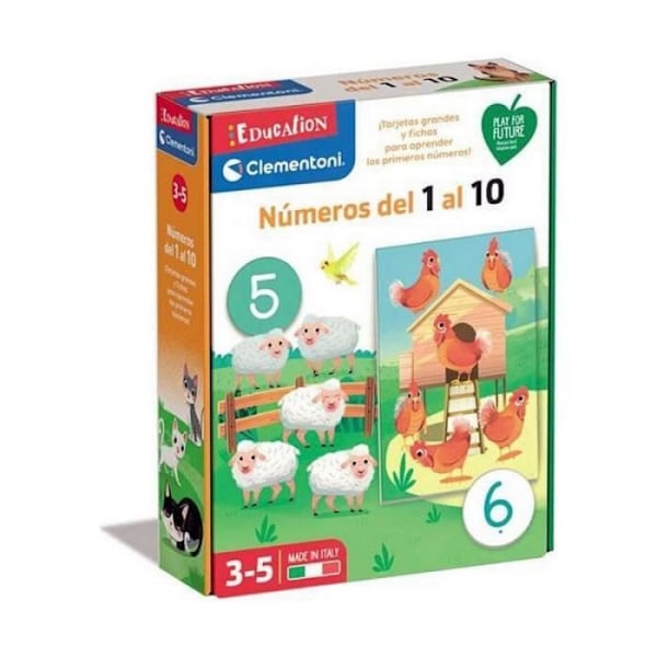 Koulutuslelu Clementoni Oppi numerot 1–10