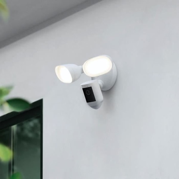 Overvågningskamera - RING - Spotlight Pro Plug-in - Sort - EU Svart