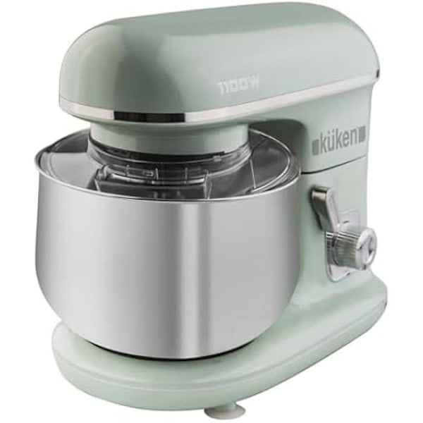 KUKEN 1100W bakverksrobot Special vintageserie - Knådare - 5L kapacitet - Pulsfunktion