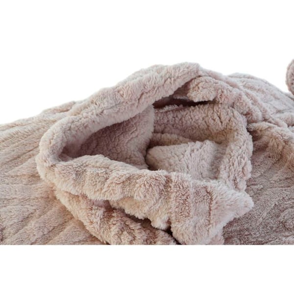 Diamanttæppe DKD Home Decor rosa