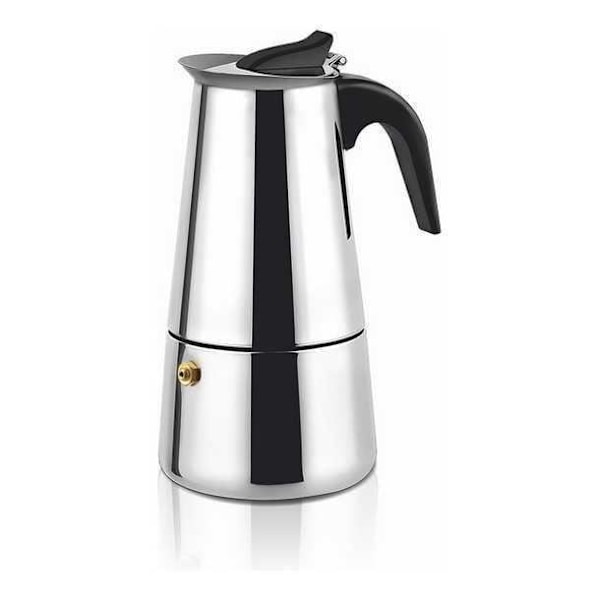 Haeger Moka italiensk kaffemaskine 18/10 rustfrit stål 6 sæder - Haeger - Grå