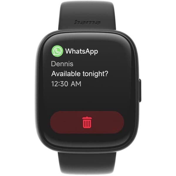 Smartwatch - HAMA - 4000 - 46mm - Søvnanalyse - Touchskærm