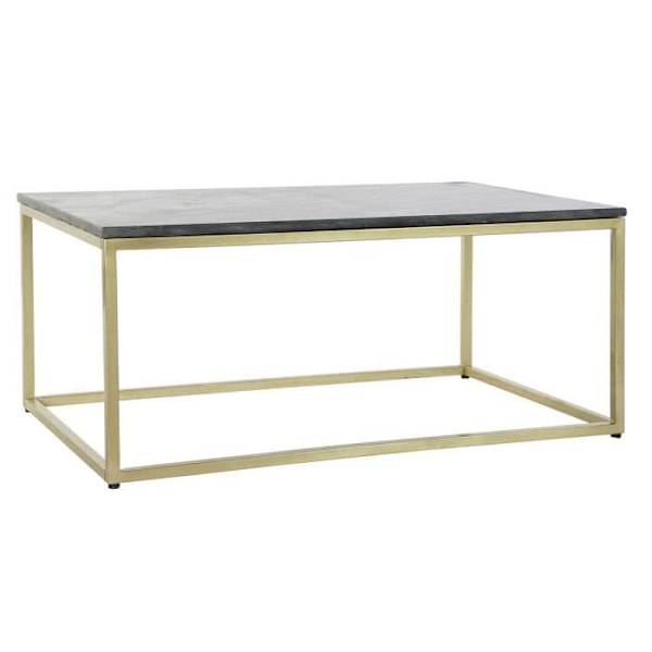 Sofabord - Marmorjern - 100 x 61 x 43 cm - Hvid