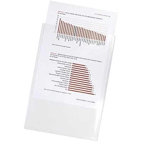 Kotelo - GRAFOPLÁS - Läpinäkyvä - 100 kpl - Din A4 - Muovi transparent