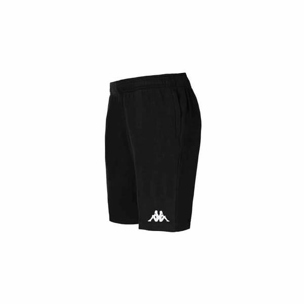 Bermuda herre sport - Kappa - BLIVE - lige snit - sort - elastisk talje Sort M