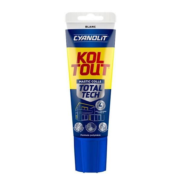 Kiinnitys- ja tiivistysliima - CYANOLIT - Total tech - Putkilo 125 ml - Korkea kestävyys - Erittäin monipuolinen