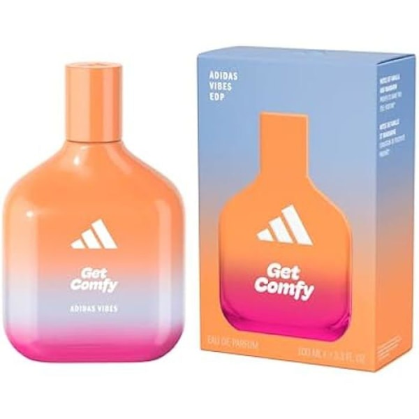 Eau de Parfum - ADIDAS - Vibes Get Comfy - Vanilja ja mandariini - 100 ml - Vegaaninen ja pitkäkestoinen