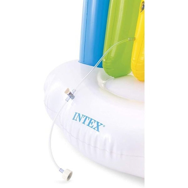 Sprinkler - INTEX - Arc en Ciel XXL - Bas fylld med vatten - Trädgårdsbevattning - Flerfärgad Flerfärgad