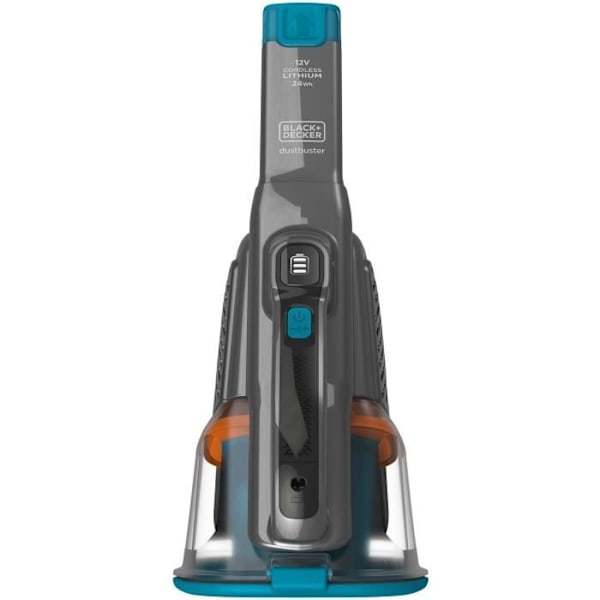 BLACK+DECKER BHHV320B-QW Dustbuster Lithium 12V Håndstøvsuger - 2 hastigheder - Driftstid 25 min - Blå Blå & titan