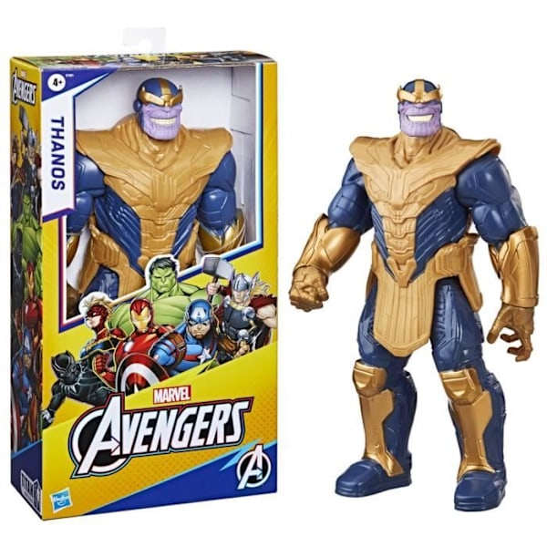 Thanos-figuuri 30 cm, Avengers Titan Hero Series -lelu 4-vuotiaille ja sitä vanhemmille lapsille, Marvel Flerfärgad