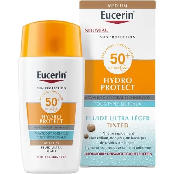 Eucerin Värillinen Aurinkosuoja Hydro Protect SPF50+