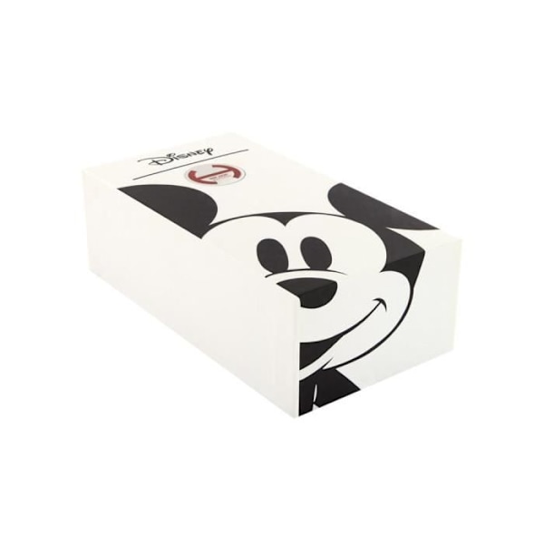 Kello - DISNEY - Mickey Metalli - 32mm - Kvarts - Valkoinen Silikoni hvid