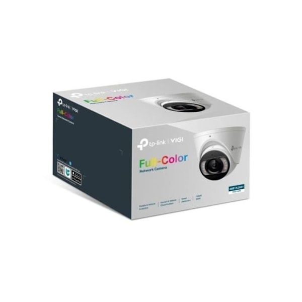 IP-turvakamera - TP LINK - VIGI C445 - 4MP - Yövision - Henkilöiden ja ajoneuvojen analyysi Vit