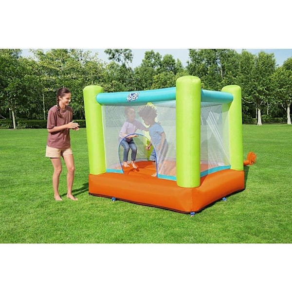 Blæse op slotte springborg Bestway 194x175x170 cm Pumpe til oppumpning
