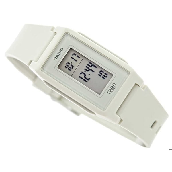 Casio Watch - Unisex - LF-10WH-8EF - Vattentät 3 Atm - Grå plastrem Grå