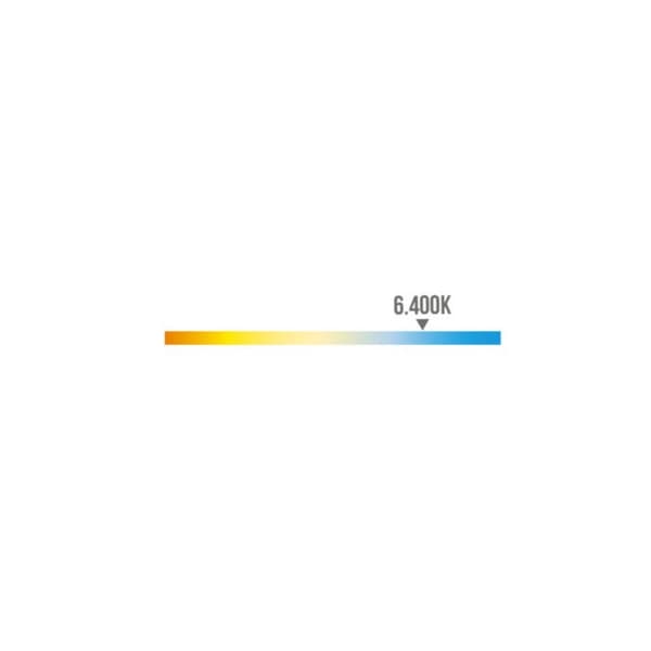 2 LED-rakennusprojektoria Blanc du JourNoir