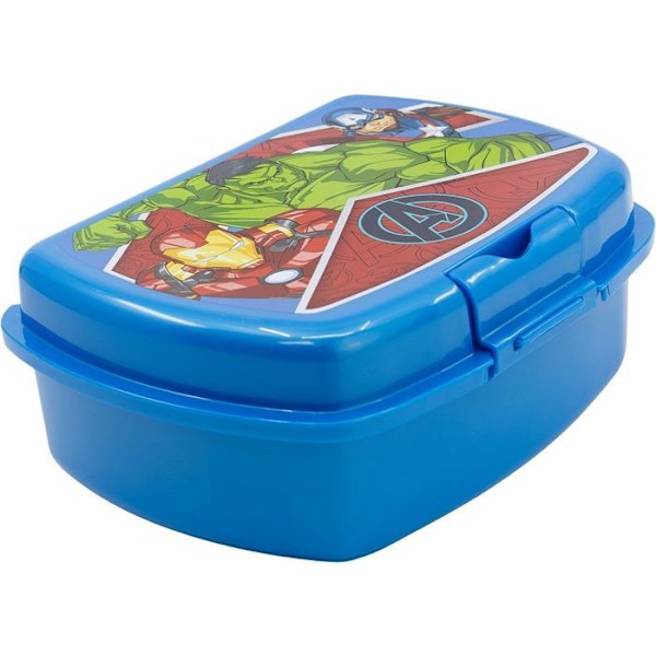 Sandwichlaatikko - Tataway - Marvel - Avengers - Iron Man - Hulk - Captain America - Sininen Blå