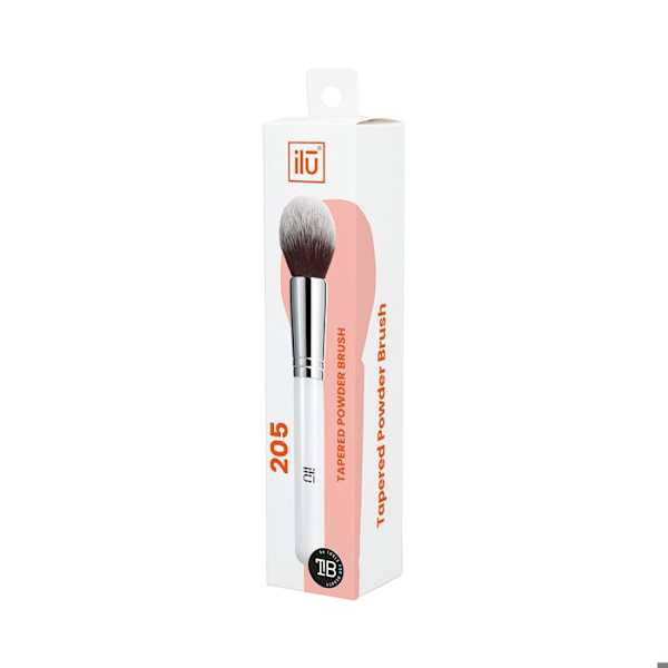 Ilū Make Up Tapered Powder Brush 205 - sivellin puuterituotteille