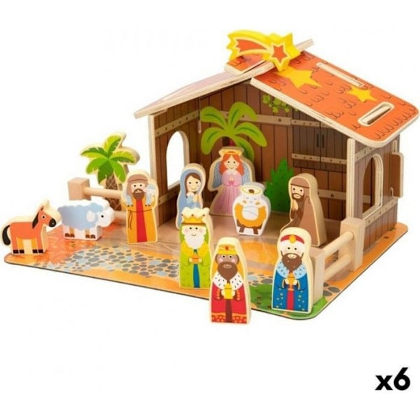 NC Julekrippe Woomax 20 Stykker 29,5 X 16,5 X 22 Cm (6 Enheder)