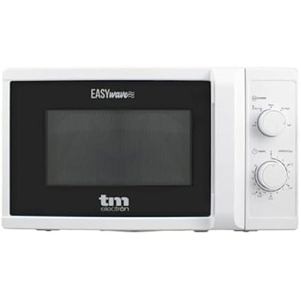 TM ELECTRON TMPMW002WHT EASYWAVE mikroovn - 20L kapacitet - 5 effektniveauer - Afrimningsfunktion