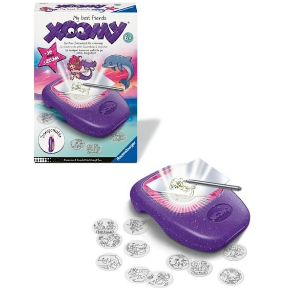 Xoomy, Tema Mina bästa vänner, Teckning, Kreativ hobby, Från 6 år, 23697, Ravensburger Flerfärgade