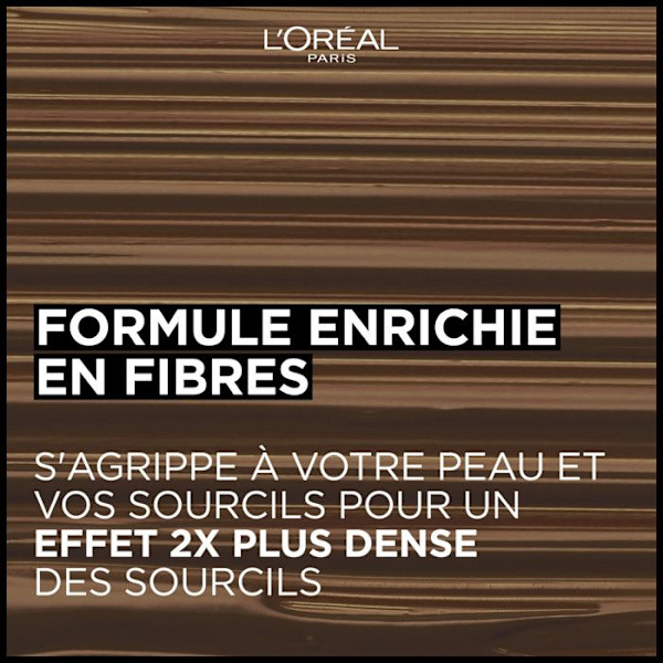 Ripsiväri - L'Oréal Paris - Kulmakarva Artist Plump & Set - Sävy: 108 Tummanruskea - Volyymigeeli 108 Mørk brunette