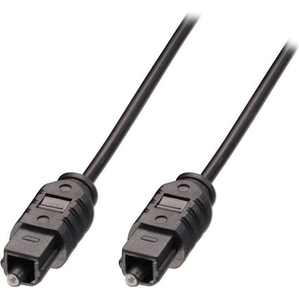 TosLink / SPDIF-kaapeli - 1m - LINDY - Yhteensopiva kaikkien SPDIF-laitteiden kanssa - Uros-uros optinen kaapeli