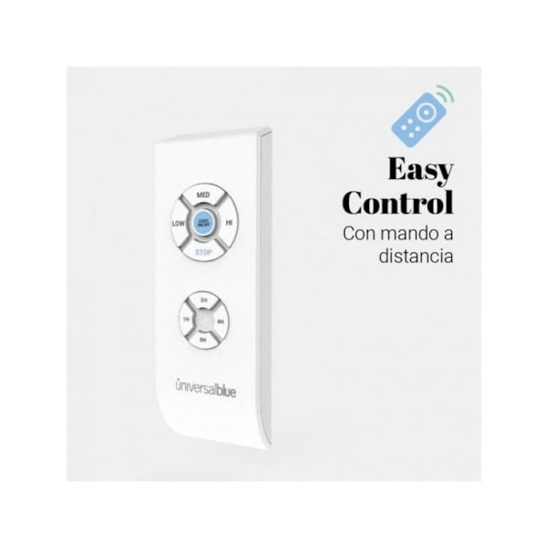 Kattotuulettimella - Universal Blue - Mistral 3042 - 60W - Kauko-ohjain - Valkoinen Vit