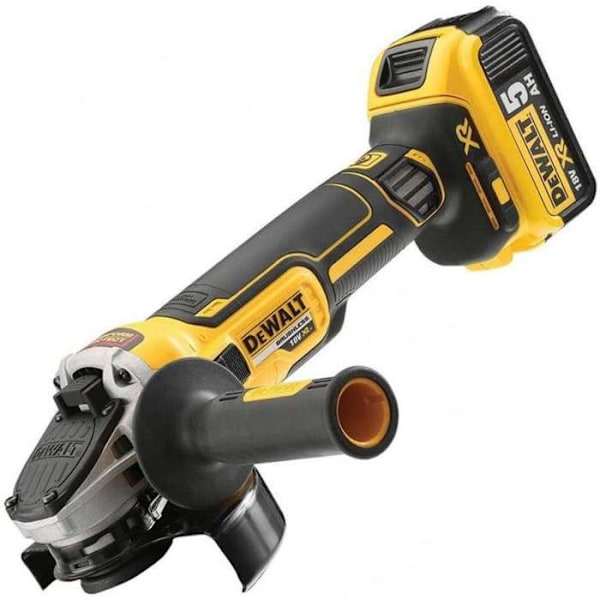 Pakke med 2 18V XR værktøjer (DCD796 + DCG405) + 2 5Ah batterier + oplader + T-STAK boks - DEWALT