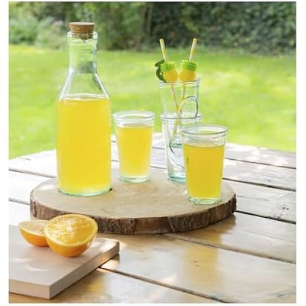 Kaemingk Set med 4 glasflaskor med 4 transparenta glas Transparent