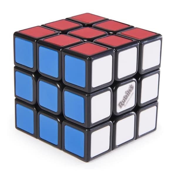 Rubiks Terning 3x3 Phantom - Farver Afsløret af Håndvarme - SPIN MASTER - Fra 8 år Sort, rød og blå