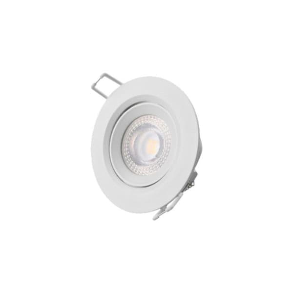 EDM infälld LED-spotlight - 5W - 380lm - 3200K - Vit - 31652 Vit